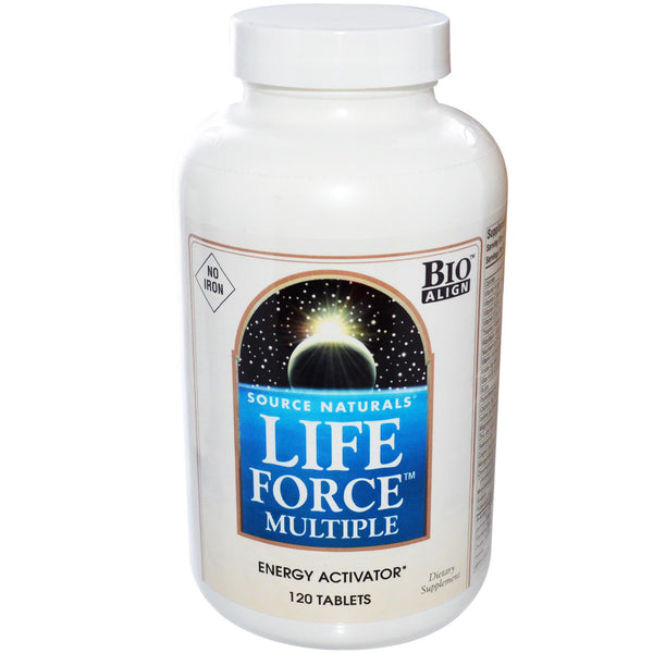 Source Naturals, Life Force Multiple, No Iron, 120 Tablets - The Supplement Shop