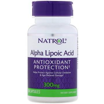 Natrol, Alpha Lipoic Acid, 300 mg, 50 Capsules