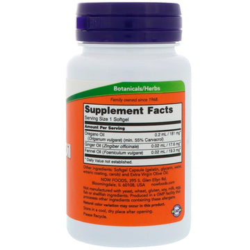 NOW Foods, Oregano Oil, 90 Softgels
