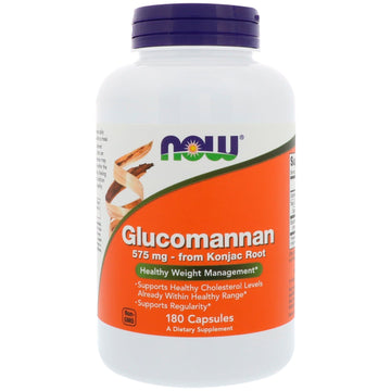 Now Foods, Glucomannan, 575 mg, 180 Capsules