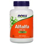 Now Foods, Alfalfa, 650 mg, 250 Tablets - The Supplement Shop