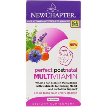New Chapter, Perfect Postnatal Multivitamin, 96 Vegetarian Tablets