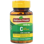Nature Made, Vitamin C with Rose Hips, Time Release, 1,000 mg, 60 Tablets - The Supplement Shop