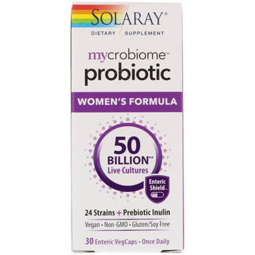 Solaray, Mycrobiome Probiotic, Women's Formula, 30 Enteric VegCaps