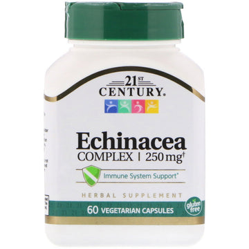 21st Century, Echinacea Complex, 250 mg, 60 Vegetarian Capsules