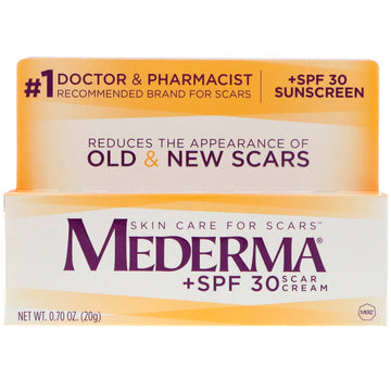 Mederma, Scar Cream, +SPF 30, 0.70 oz (20 g)