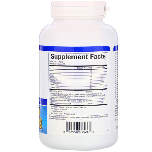 Natural Factors, WellBetX PGX, Plus Mulberry, 180 Softgels - The Supplement Shop
