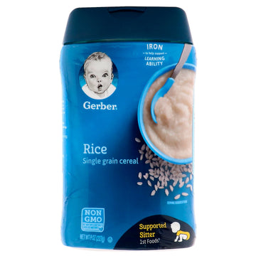 Gerber, Rice Cereal, Single Grain, 8 oz (227 g)