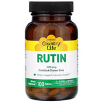 Country Life, Rutin, 500 mg, 100 Tablets - The Supplement Shop
