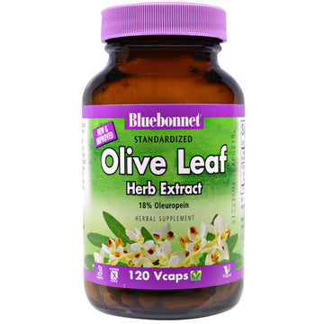 Bluebonnet Nutrition, Olive Leaf, Herb Extract, 120 Vcaps
