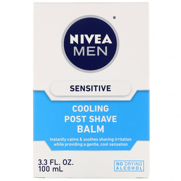 Nivea, Men, Sensitive Cooling Post Shave Balm, 3.3 fl oz (100 ml)