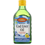 Carlson Labs, Wild Norwegian Cod Liver Oil, Natural Lemon Flavor, 1,000 mg , 8.4 fl oz (250 ml) - The Supplement Shop