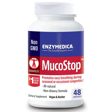 Enzymedica, MucoStop, 48 Capsules