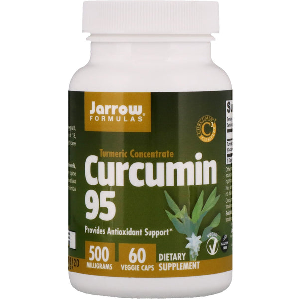 Jarrow Formulas, Curcumin 95, 500 mg, 60 Veggie Caps - The Supplement Shop