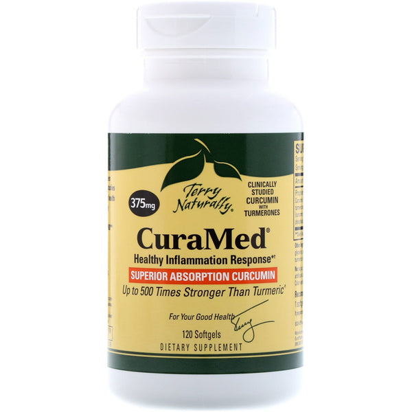 Terry Naturally, CuraMed, 375 mg, 120 Softgels - The Supplement Shop