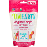 YumEarth, Organic Hot Chili Pops, Chili Mango Mambo, 14 Pops, 3 oz (85 g) - The Supplement Shop