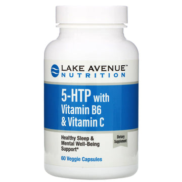 Lake Avenue Nutrition, 5-HTP with Vitamin B6 & Vitamin C,  60 Veggie Capsules