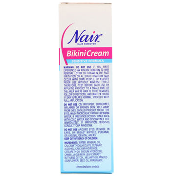 Nair, Hair Remover, Bikini Cream, Sensitive Formula, With Green Tea, 1.7 oz (48 g)