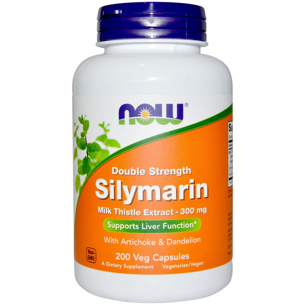 Now Foods, Double Strength Silymarin, 300 mg, 200 Veg Capsules - The Supplement Shop