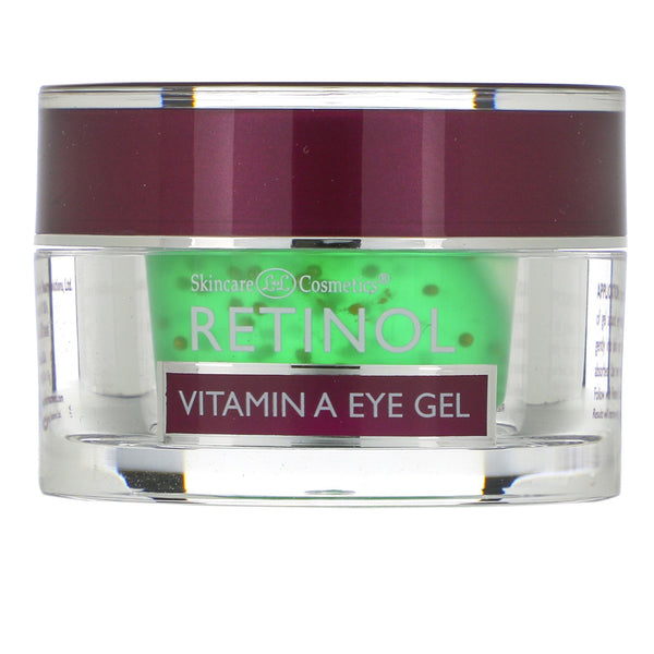 Skincare LdeL Cosmetics Retinol, Retinol Vitamin A Eye Gel, 0.5 oz (15 g) - The Supplement Shop