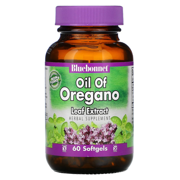 Bluebonnet Nutrition, Oil of Oregano Leaf Extract, 60 Softgels - The Supplement Shop