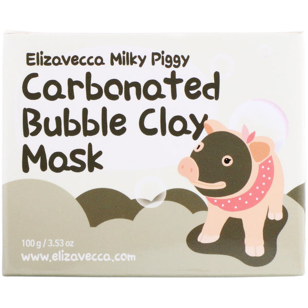 Elizavecca, Milky Piggy Carbonated Bubble Clay Mask, 100 g - The Supplement Shop