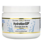 California Gold Nutrition, HydrationUP, Electrolyte Drink Mix Powder, Mixed Berry, 8 oz (227 g) - The Supplement Shop