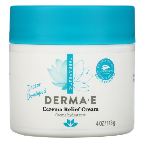 Derma E, Eczema Relief Cream, 4 oz (113 g) - The Supplement Shop