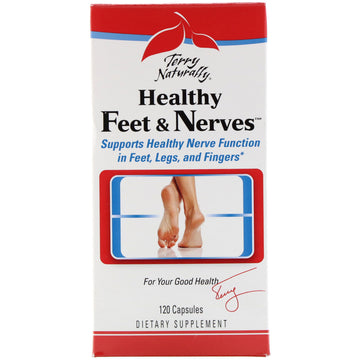 EuroPharma, Terry Naturally, Healthy Feet & Nerves, 120 Capsules