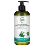 Petal Fresh, Pure, Energizing Bath & Shower Gel, Rosemary & Mint, 16 fl oz (475 ml) - The Supplement Shop