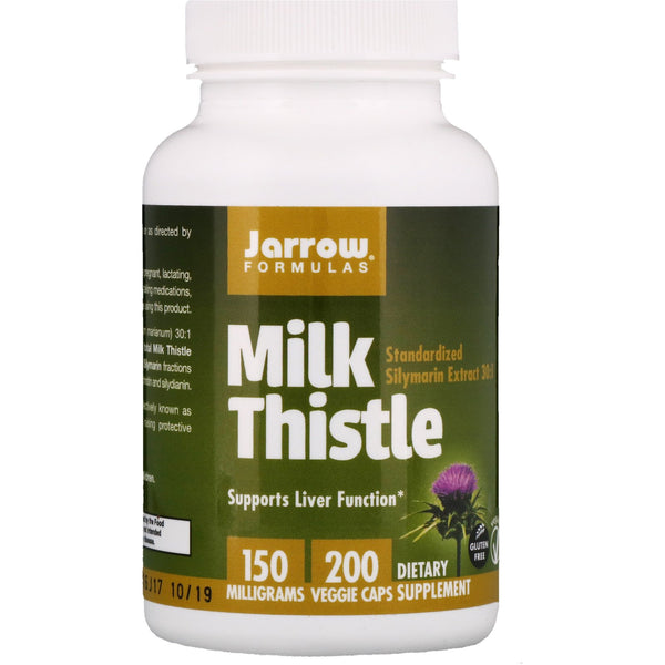 Jarrow Formulas, Milk Thistle, 150 mg, 200 Veggie Caps - The Supplement Shop