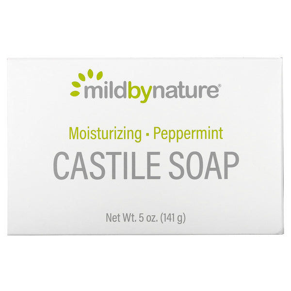 Mild By Nature, Castile Soap Bar, Peppermint, 5 oz (141 g) - The Supplement Shop