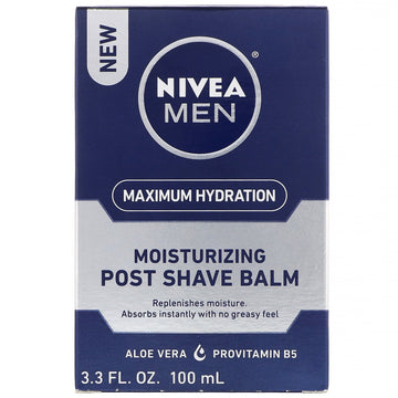 Nivea, Men, Maximum Hydration, Moisturizing Post Shave Balm, 3.3 fl oz (100 ml)