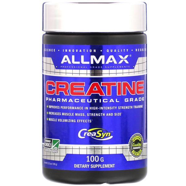 ALLMAX Nutrition, Creatine, Pharmaceutical Grade, 3.53 oz (100 g) - The Supplement Shop