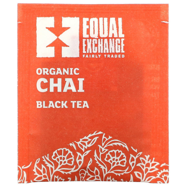 Equal Exchange, Organic Chai Black Tea, 20 Tea Bags, 1.41 oz (40 g) - The Supplement Shop