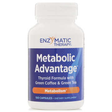 Enzymatic Therapy, Metabolic Advantage, Metabolism, 100 Capsules