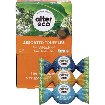 Alter Eco Chocolate Organic Assorted Truffles 60x12g