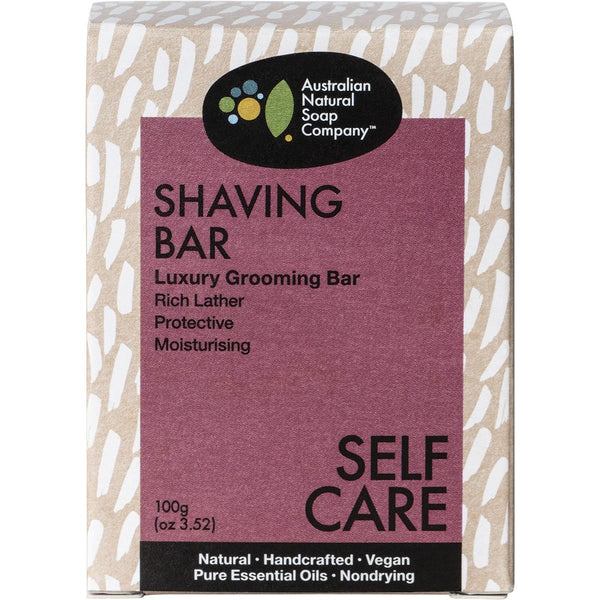 Australian Natural Soap CO Self Care Luxury Grooming Bar Shaving Bar 100g