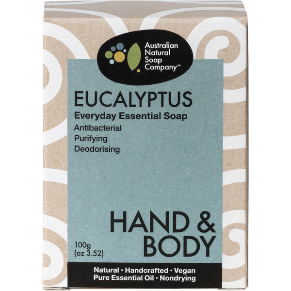 Australian Natural Soap Co Hand & Body Everyday Essential Eucalyptus 100g