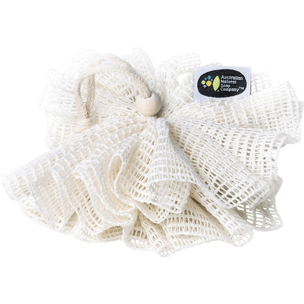 Australian Natural Soap CO Organic Cotton Shower Puff 1