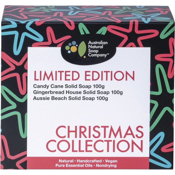 Australian Natural Soap CO Hand & Body Christmas Collection Limited Edition Pack 3pk