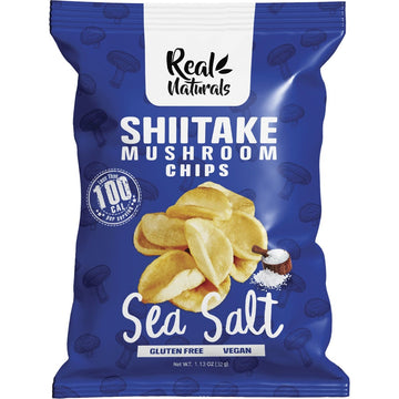 Real Naturals Shiitake Mushroom Chips Sea Salt 1 bag