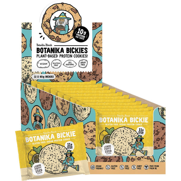 Botanika Blends Botanika Bickie Protein Cookie Lemon Poppyseed 12x60g