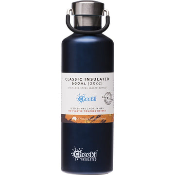Cheeki Stainless Steel Bottle Insulated Ocean 600ml