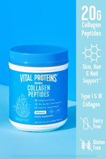 Vital Proteins Collagen Peptides with Hyaluronic Acid & Vitamin C 567g