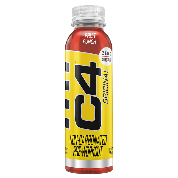 Cellucor C4 Energy Non-Carbonated Zero Sugar Energy Drink, Pre Workout Drink + Beta Alanine RTD