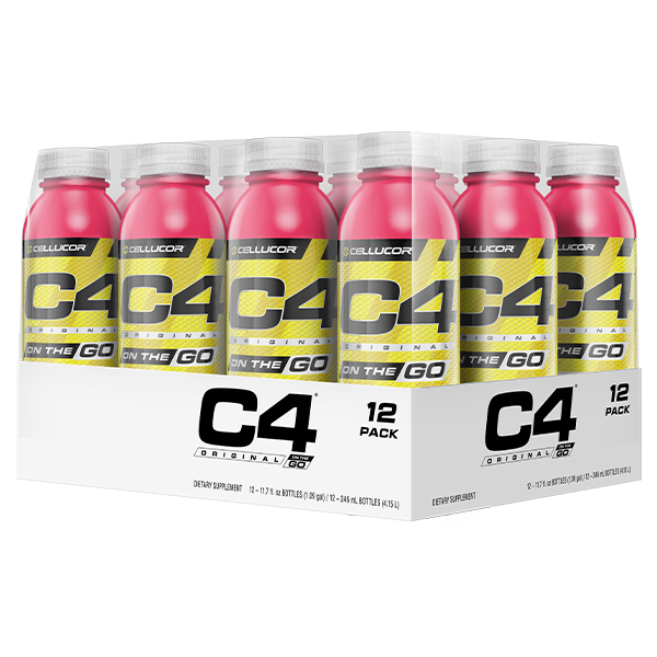 Cellucor C4 Energy Non-Carbonated Zero Sugar Energy Drink, Pre Workout Drink + Beta Alanine RTD