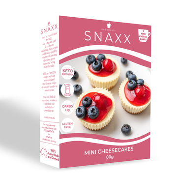 One Minute Snaxx - Low Carb Mini Cheesecakes