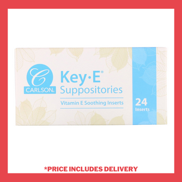 Carlson Labs - Key-E Natural Vitamin E Suppositories - 24 Inserts