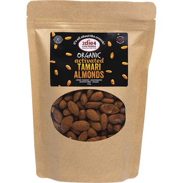 2die4 Live Foods Organic Activated Tamari Almonds 300g